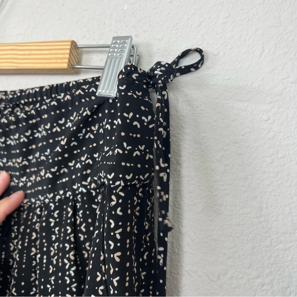 Hatch Jensie Maternity Pants Size 2-Black with blush/cream print - Picture 4 of 10